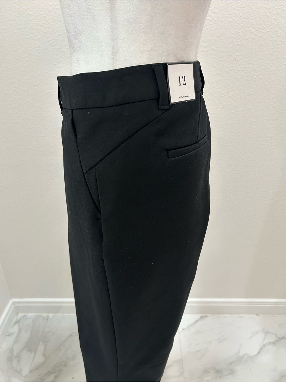 White House Black  Market The Slim Ankle Comfort Stretch Work Pants, 12R, NWT - Picture 8 of 10